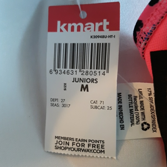 Junior's Joe Boxer Swim Top NWT'S - Picture 4 of 4
